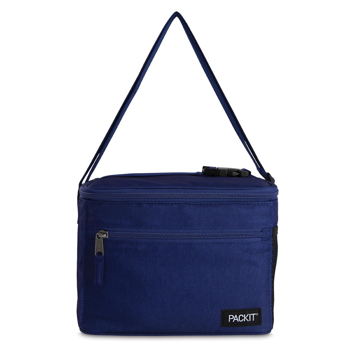 PackIt Freezable Essential Cooler with cube top-load design keeps meals cold during the work day