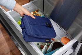 PackIt Freezable Essential Cooler True Blue preserves freshness for lunch and snacks