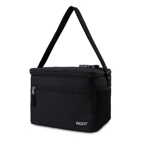 PackIt cooler in collapsed state, space-saving and convenient for travel