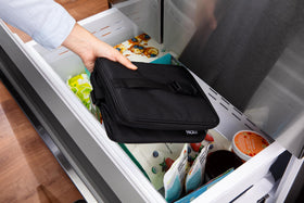 PackIt cooler opened, showing ample space for larger lunches