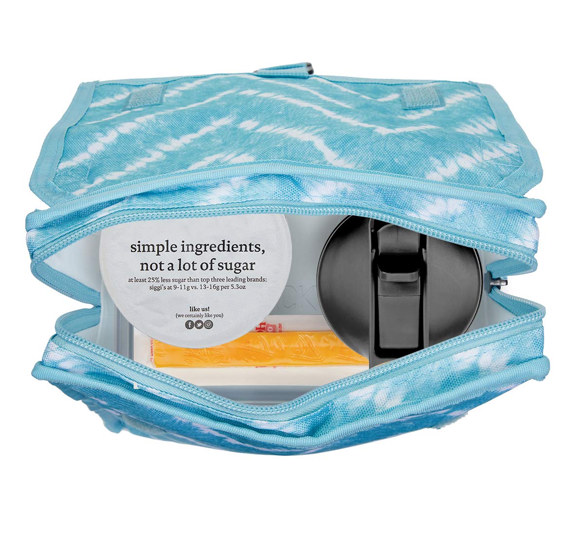 PackIt Aqua Tie Dye lunch bag care directions for easy cleaning and long-lasting use.