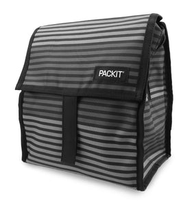 PackIt Freezable Lunch Bag folded for freezer storage ready to chill