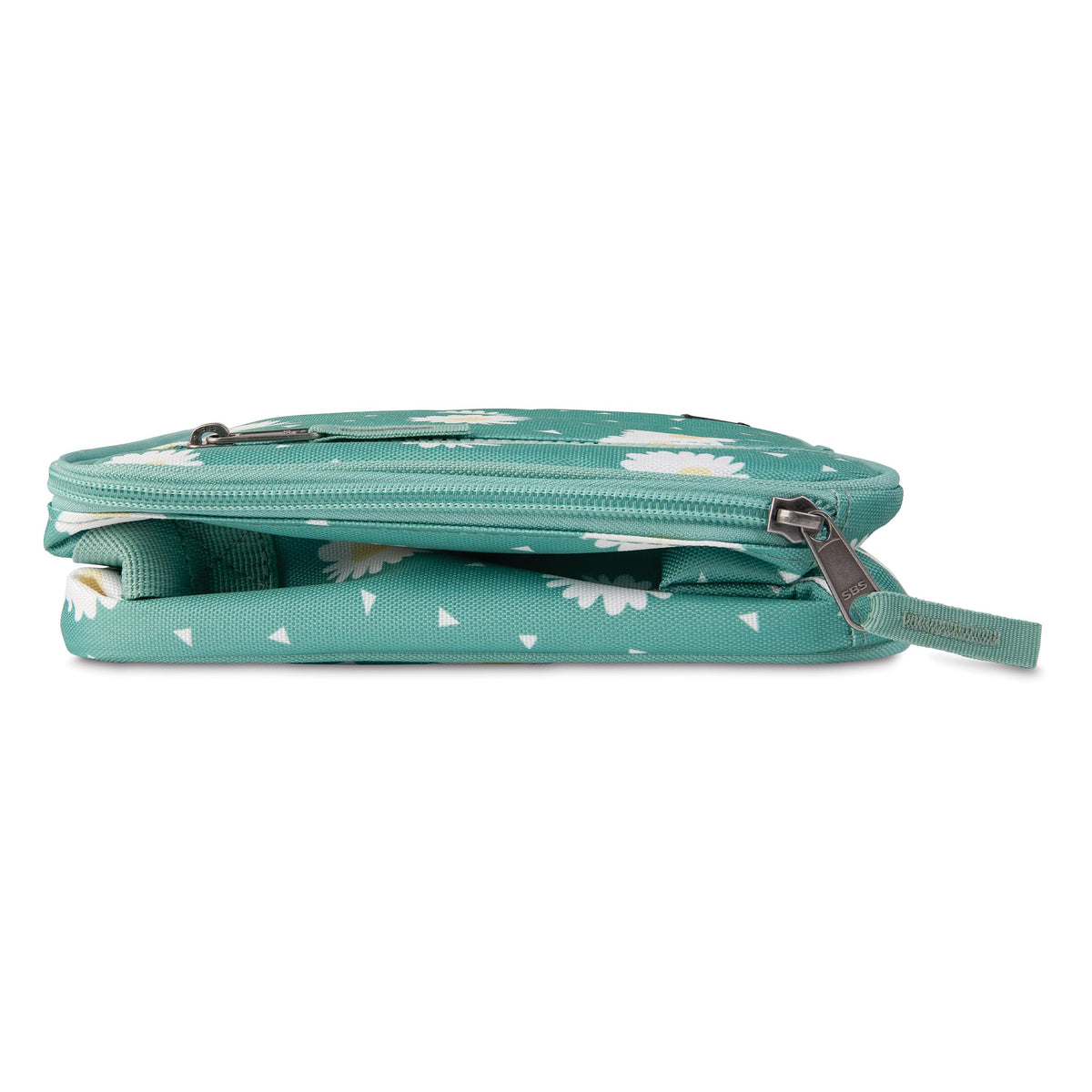 EcoFreeze technology liner inside PackIt lunch box preserves coolness without ice packs.