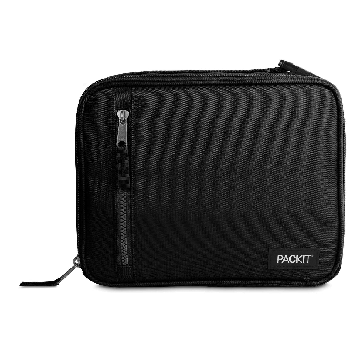 PackIt classic lunchbox front-view shows built-in cooling to keep meals fresh.