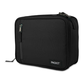 PackIt classic lunchbox top-view highlights flat-freeze design for compact freezer storage.