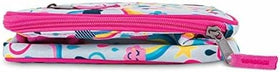 PackIt Freezable Lunch Box Rainbow Sky, buckle handle clip for attaching to bags.