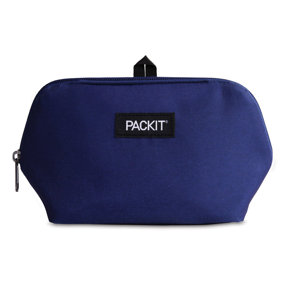 PackIt Freezable Snack Bag front view shows EcoFreeze technology for extended freshness