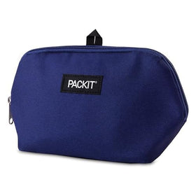 PackIt Freezable Snack Bag interior view with wipe-clean lining