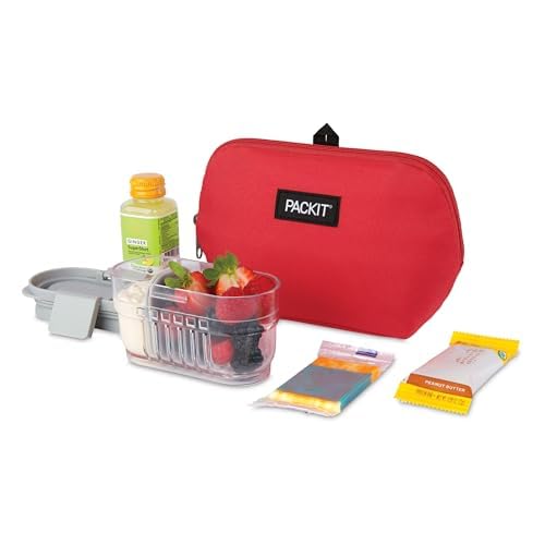 PackIt Freezable Snack Bag Poppy BPA-free design supports safe snacks on the go.