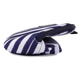 PackIt Freezable Snack Bag Seaside Stripe zip closure keeps contents secure and fresh