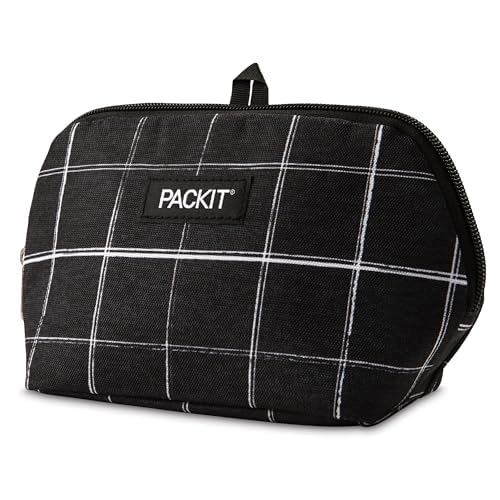PackIt Freezable Snack Bag wide zipper opening for easy loading of dairy and produce