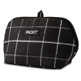 PackIt Freezable Snack Bag wide zipper opening for easy loading of dairy and produce
