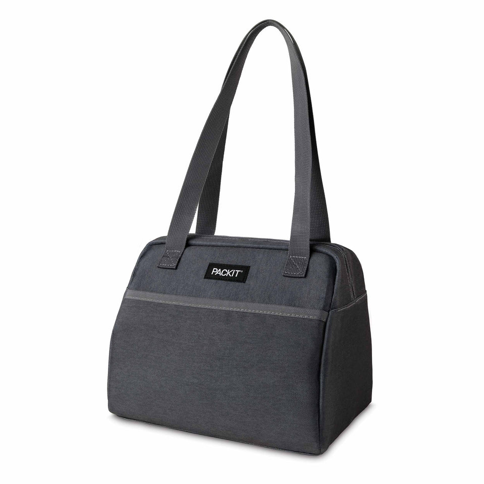 PackIt Hampton front view showing stylish lunch bag with built in cooling