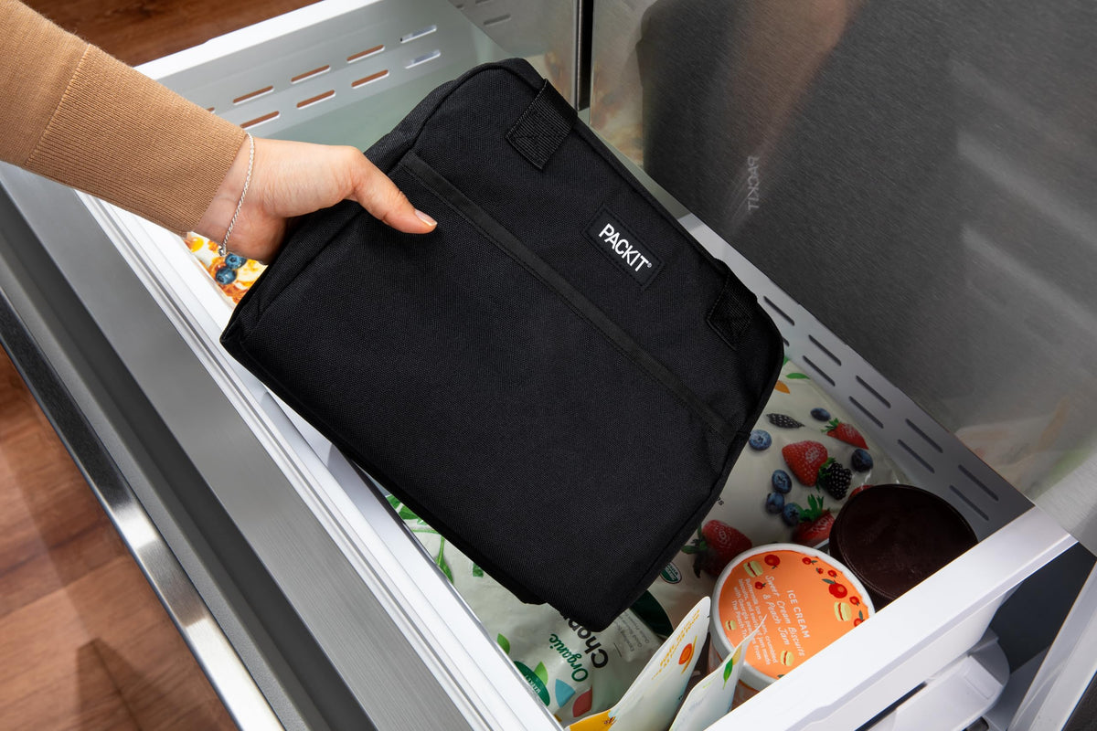 PackIt Hampton freezer-ready overnight setup keeps lunches prepared.