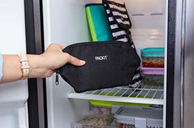 PackIt Freezable Snack Bag black gel liner highlights cooling technology