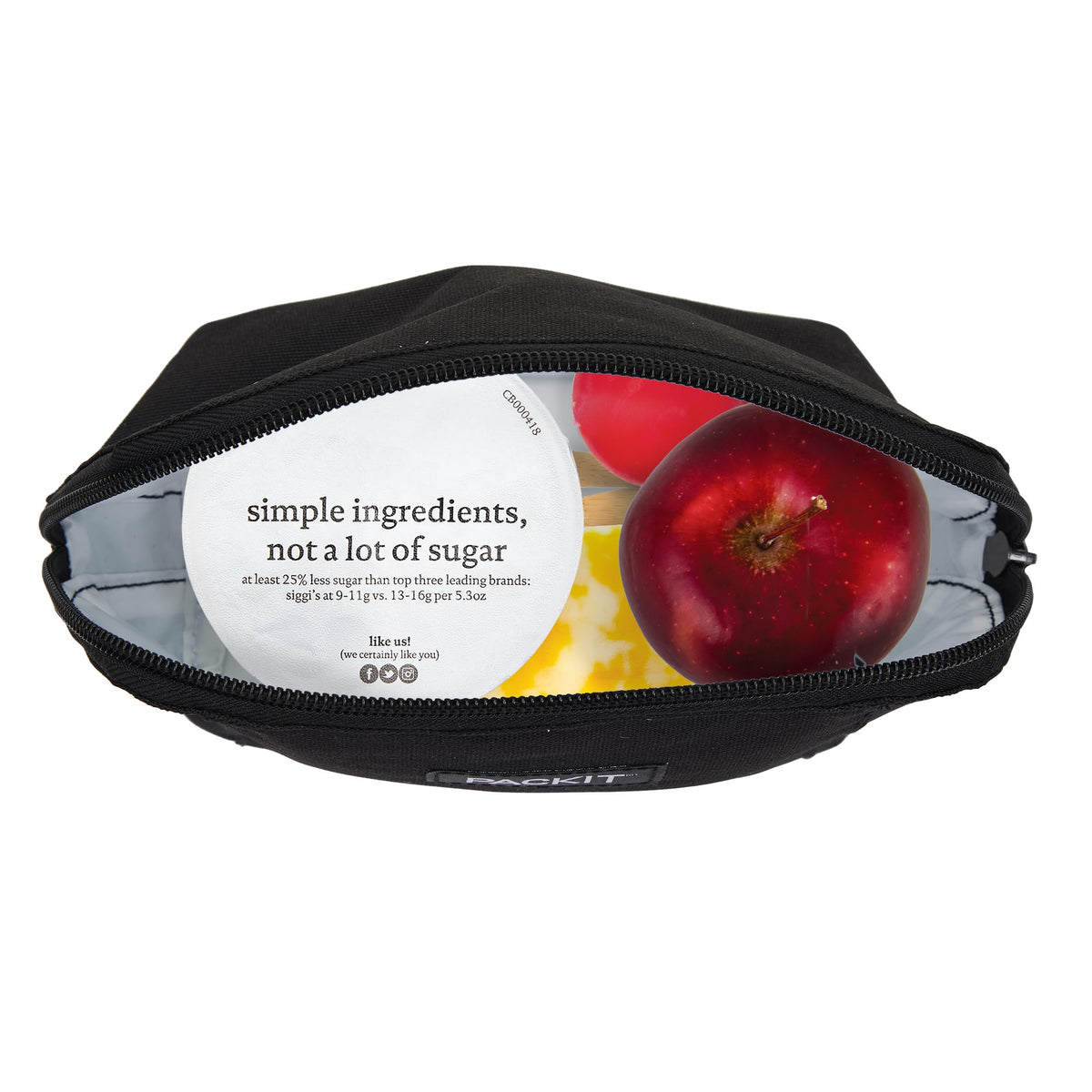 PackIt Freezable Snack Bag packaged for travel and gift ready
