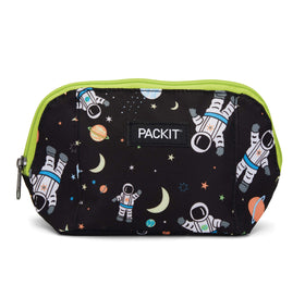 PackIt Snack Bag Freezable Spaceman folded compactly for easy daytime storage