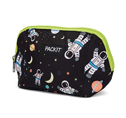PackIt Snack Bag Freezable Spaceman placed in the freezer to show cooling power