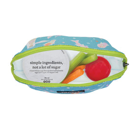 PackIt Snack Bag non-toxic liner protects food safely.
