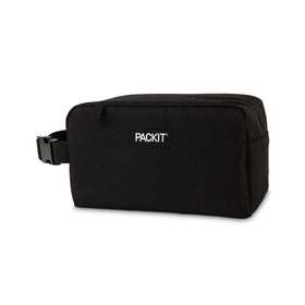 Interior shows EcoFreeze gel lining in PackIt snack box for lasting freshness.