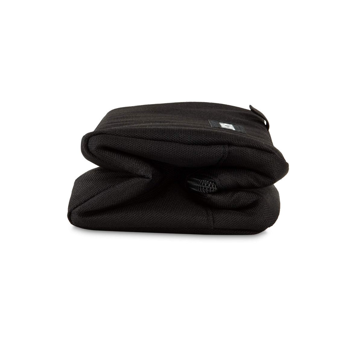 PackIt snack box folded flat for compact, space-saving storage.