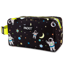 PackIt Freezable Snack Box folded compact for slim storage