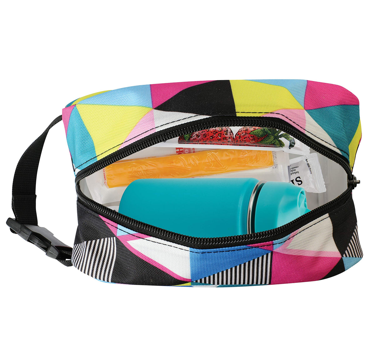 PackIt Snack Box inside a backpack for daytime snacks