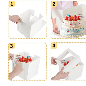 Packpal professional-look cake box enhances bakery presentations