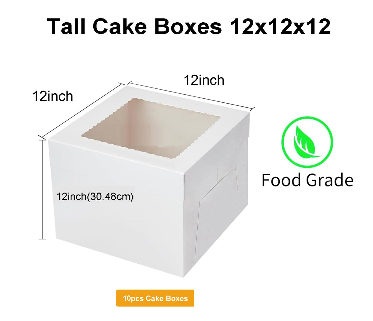 Packpal tall design cake box highlights height for tall, multi-tier creations