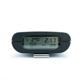 PACT Club Timer III belt clip allows hands-free carry between drills.