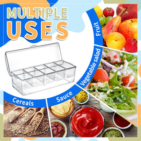 Padele entertainment serving container ideal for gatherings, picnics, and bar garnish setups.