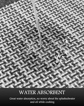 PADOOR machine-washable kitchen rug simplifies cleaning and maintenance.