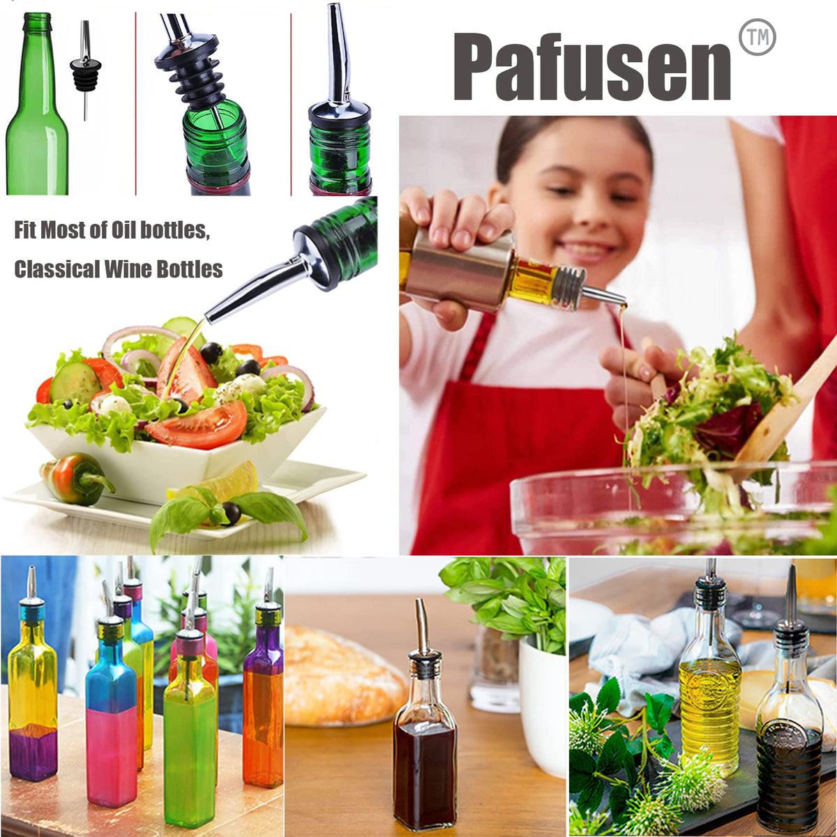 Pafusen five-layer rubber seals reduce leakage and mess during pouring.