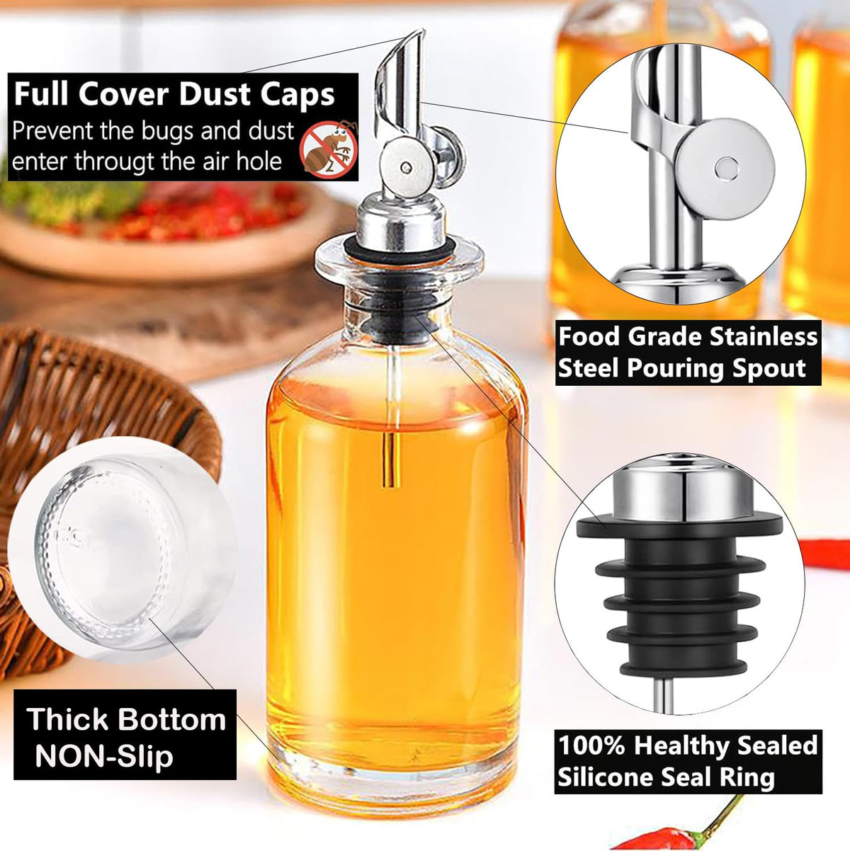 Pafusen gold bottom pour spout adds stylish, professional look to your kitchen.