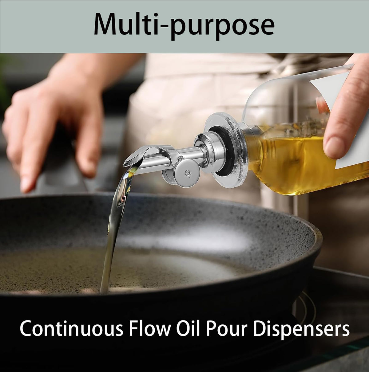 Pafusen kitchen-bar style pour spout in gold elevates drink prep.