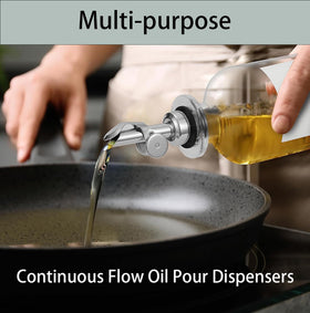 Pafusen kitchen-bar style pour spout in gold elevates drink prep.