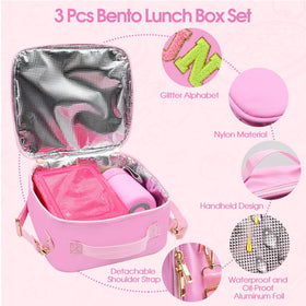 PainZieteg bento lunch box with six compartments for organized meals
