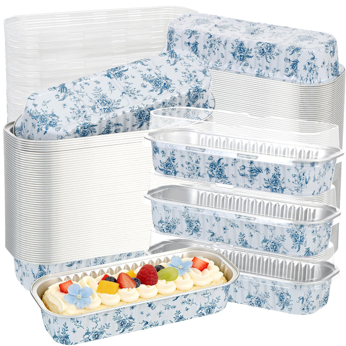 PAJIXANTHIC mini loaf pans with lids for single-serve desserts.