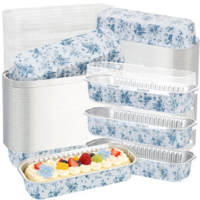 PAJIXANTHIC mini loaf pans with lids for single-serve desserts.