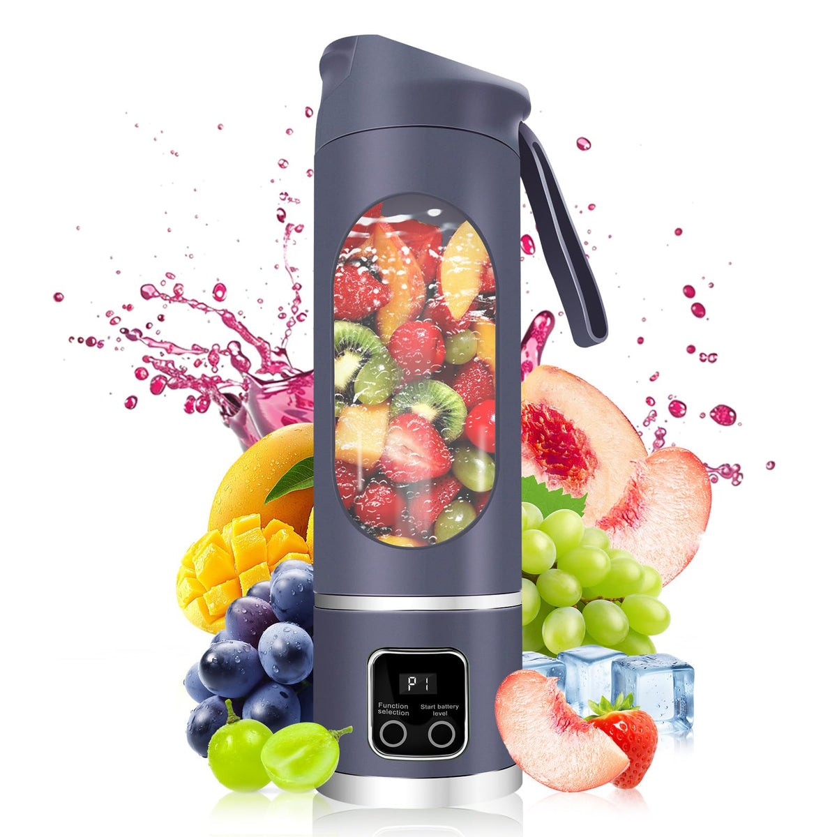 Pakay portable blender 500ml cup for quick smoothies on the go.