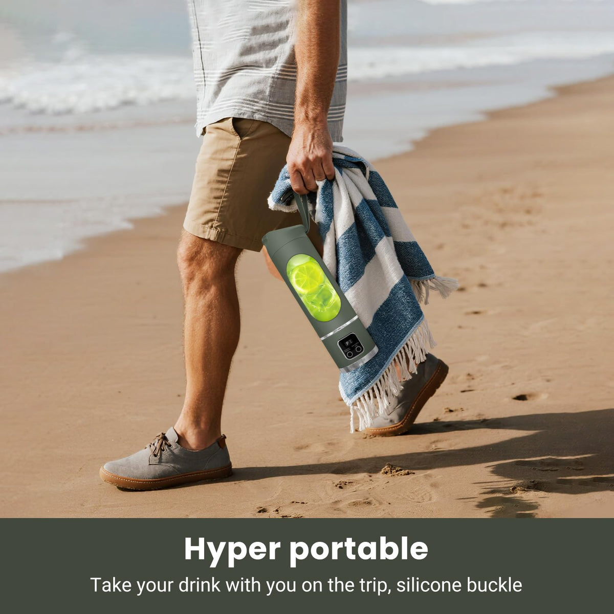 Pakay portable blender ideal for smoothies, juices, coffee, and protein shakes