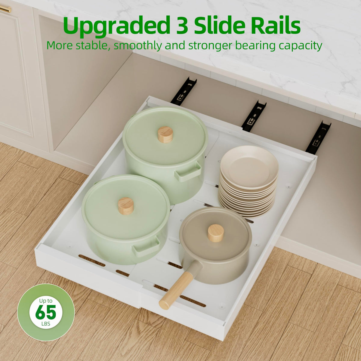 PAKETA easy installation using screws or adhesive for flexible mounting.