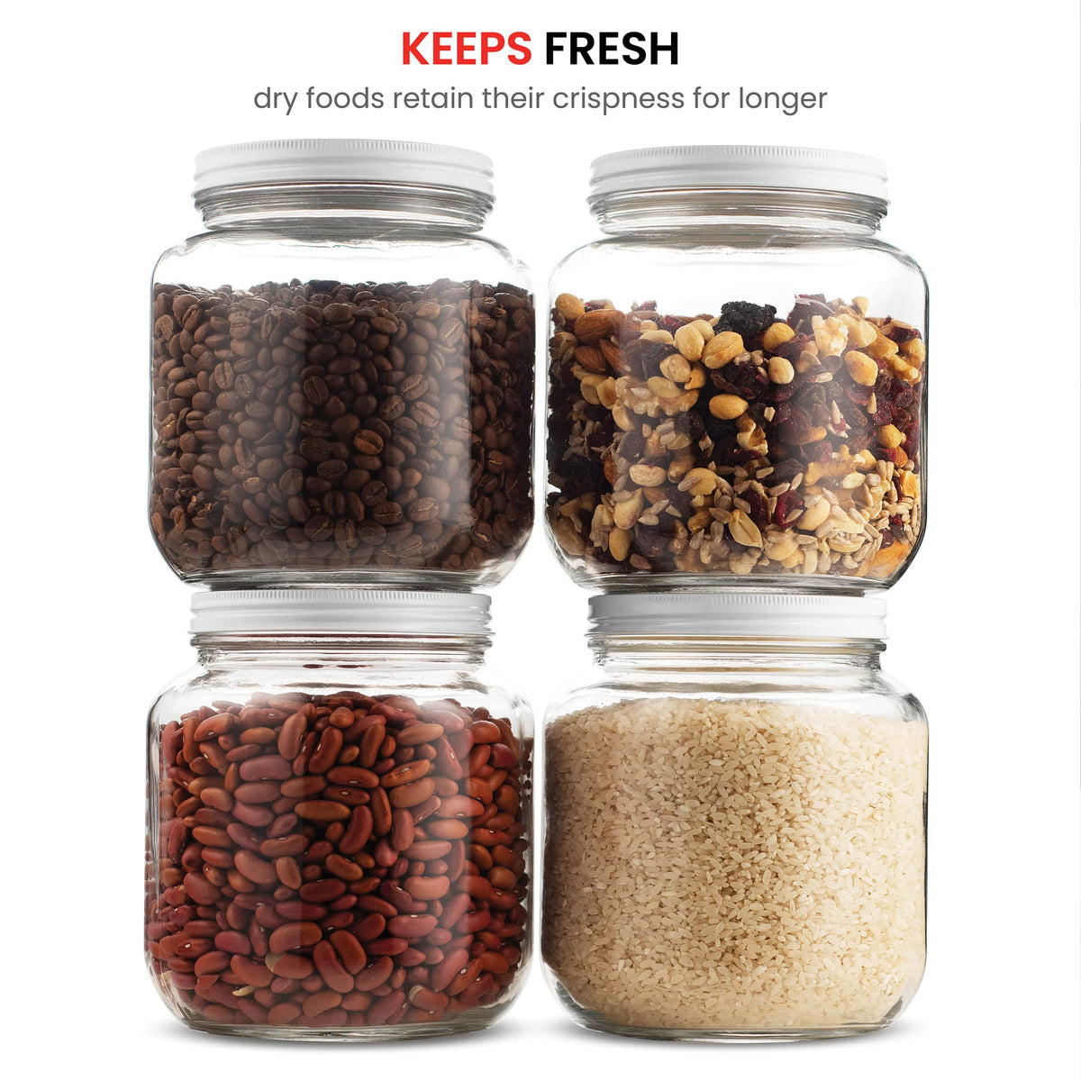 Paksh Novelty dishwasher-safe mason jar for easy cleaning.