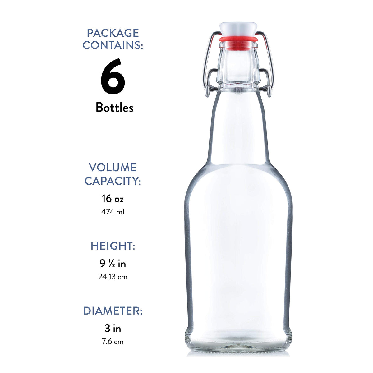 Paksh Novelty holiday gift set of swing-top bottles for home brewers.