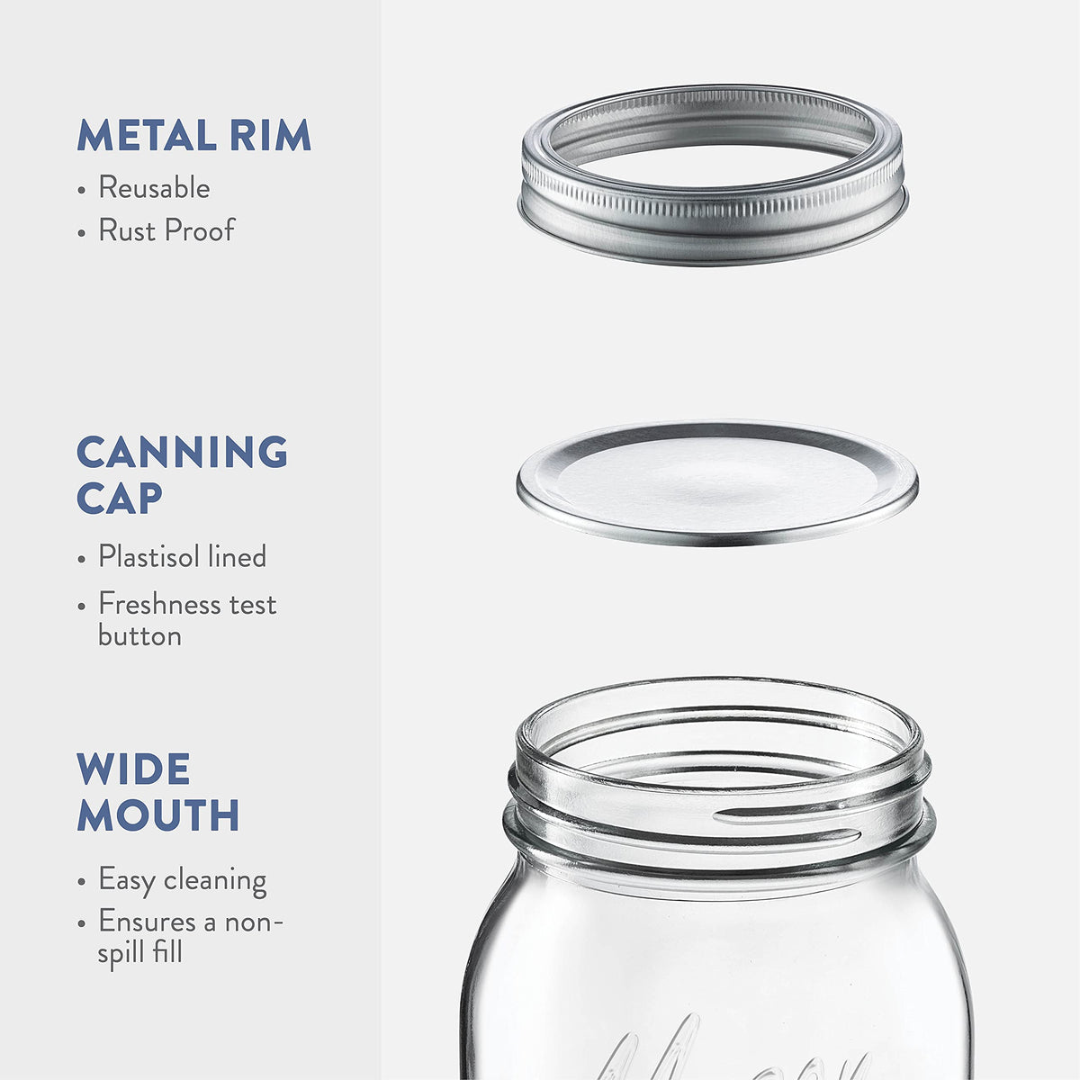 Versatile Paksh Novelty jars for preserving dry goods and pantry storage.