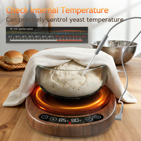 Precise temperature control from 70°F to 110°F in 1°F increments.