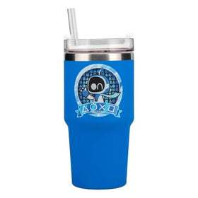Paladone Astro Bot Cup three-in-one lid demonstrates versatile sealing and sipping.