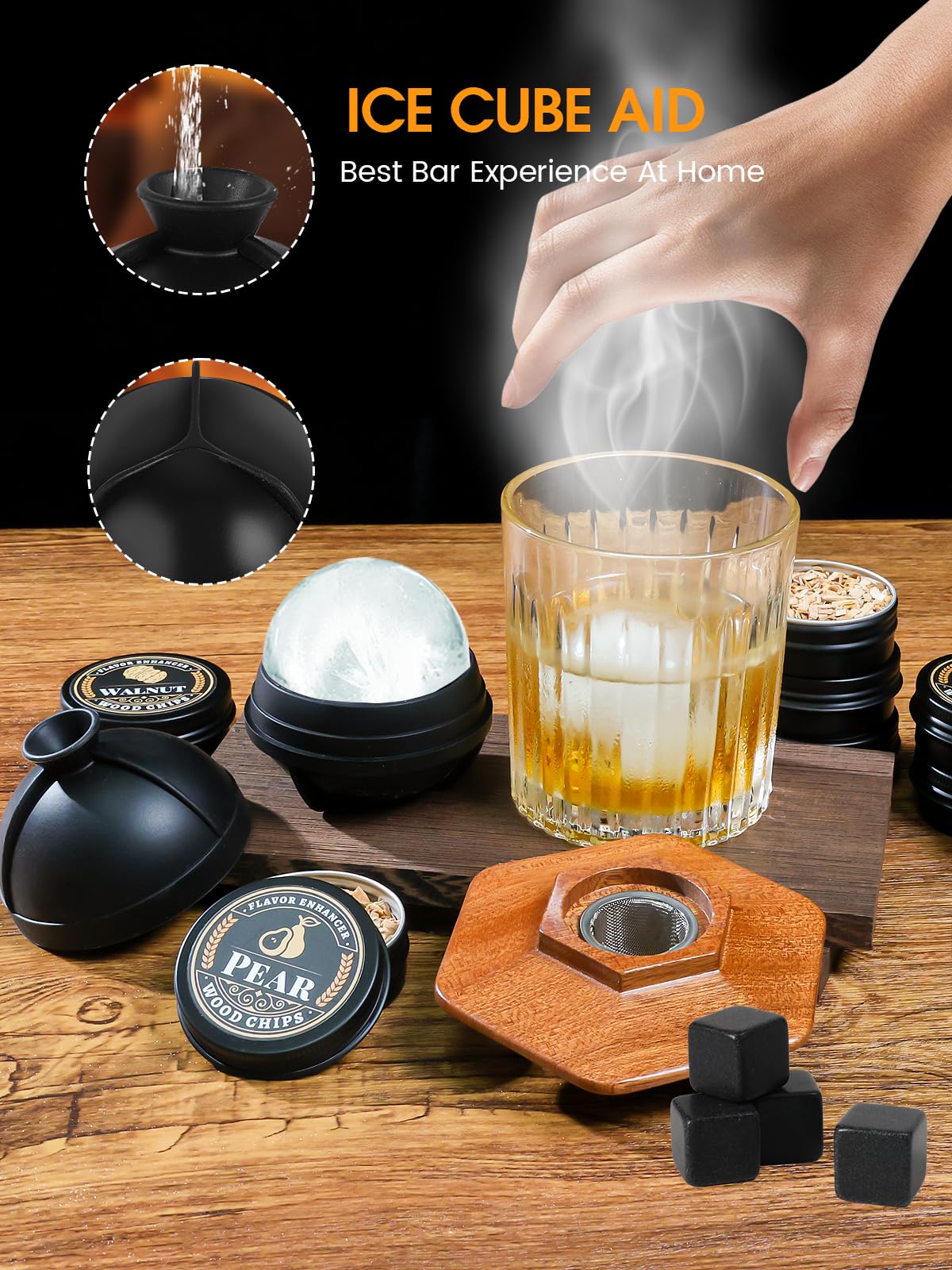 PALATO ice marbles pack to cool drinks without quick dilution
