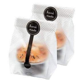 Palksky translucent bakery bags for cookies and pastries.