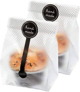 Palksky translucent bakery bag laid flat for easy filling